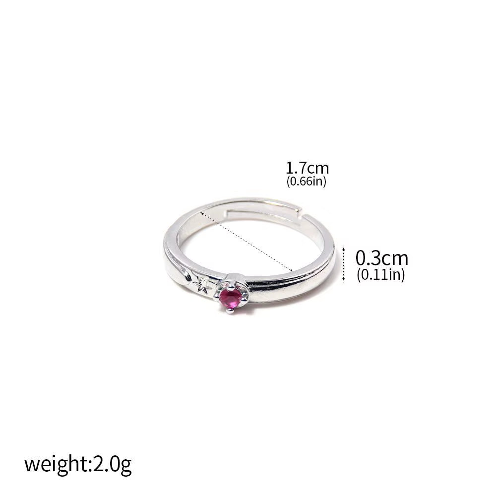 Anime Jujutsu Kaisen Yuta Okkotsu Rings Cosplay Props Men Women Couple Lover Ring Jewelry Accessories Gifts