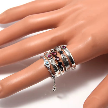 Anime Jujutsu Kaisen Yuta Okkotsu Rings Cosplay Props Men Women Couple Lover Ring Jewelry Accessories Gifts